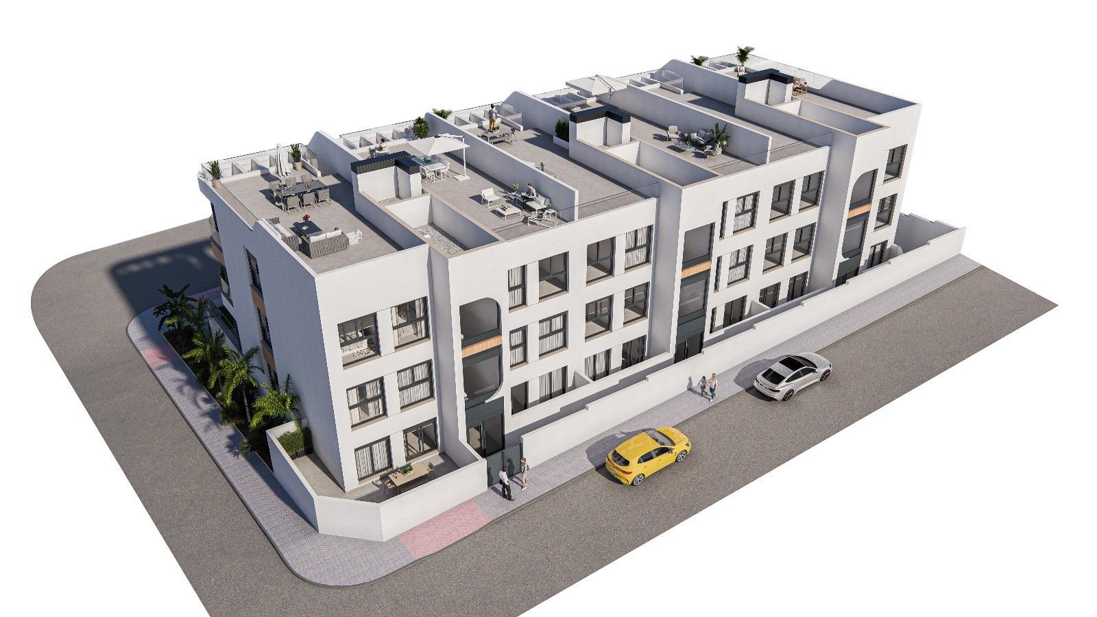For sale - 3 Bedroom 2 Bathroom Penthouse in Benijofar - Pueblo  - Alicante