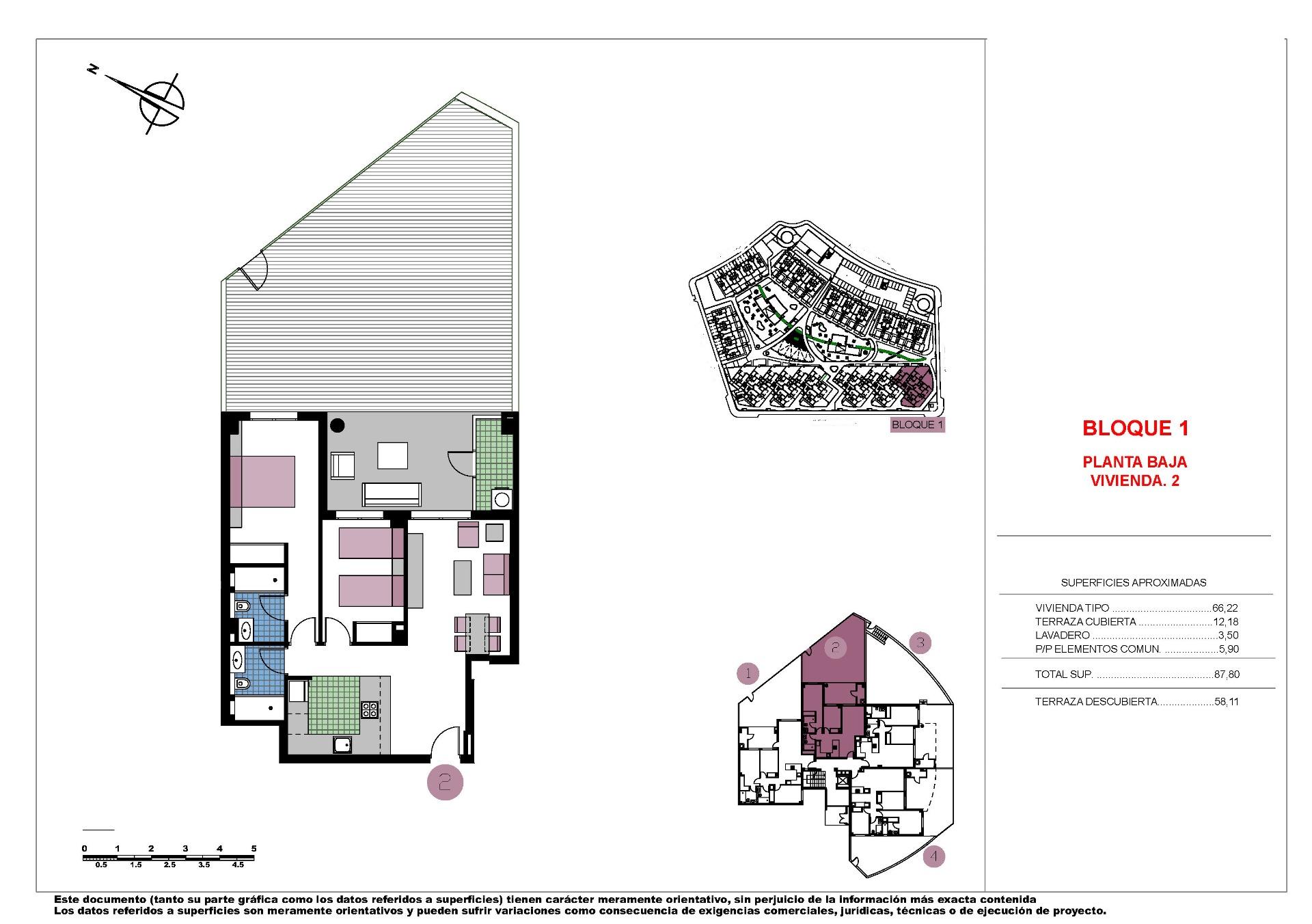 For sale - 2 Bedroom 2 Bathroom Apartment in Pilar de La Horadada - Mil Palmeras  - Alicante