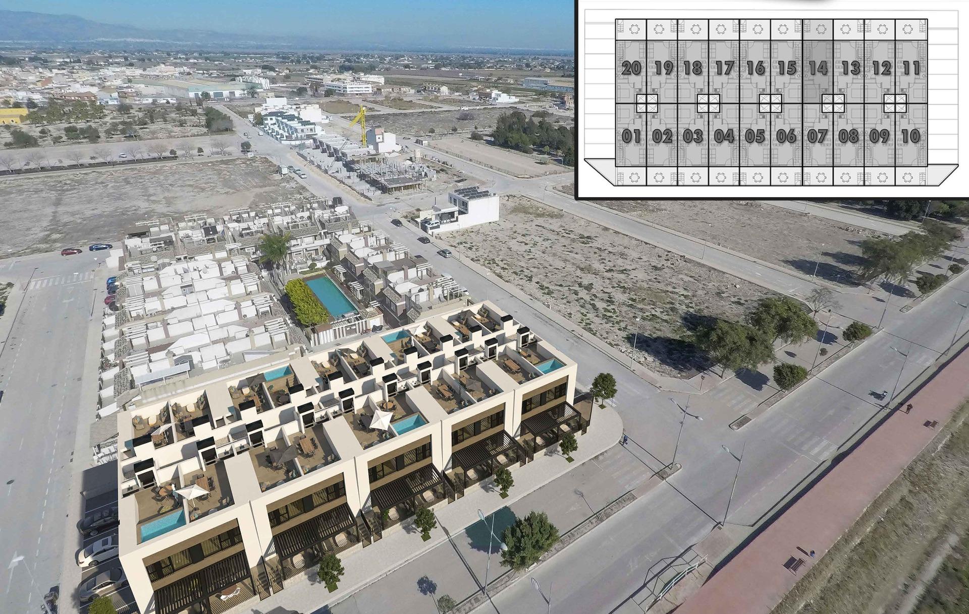 For sale - 3 Bedroom 3 Bathroom Town House in Dolores - Sector 2  - Alicante