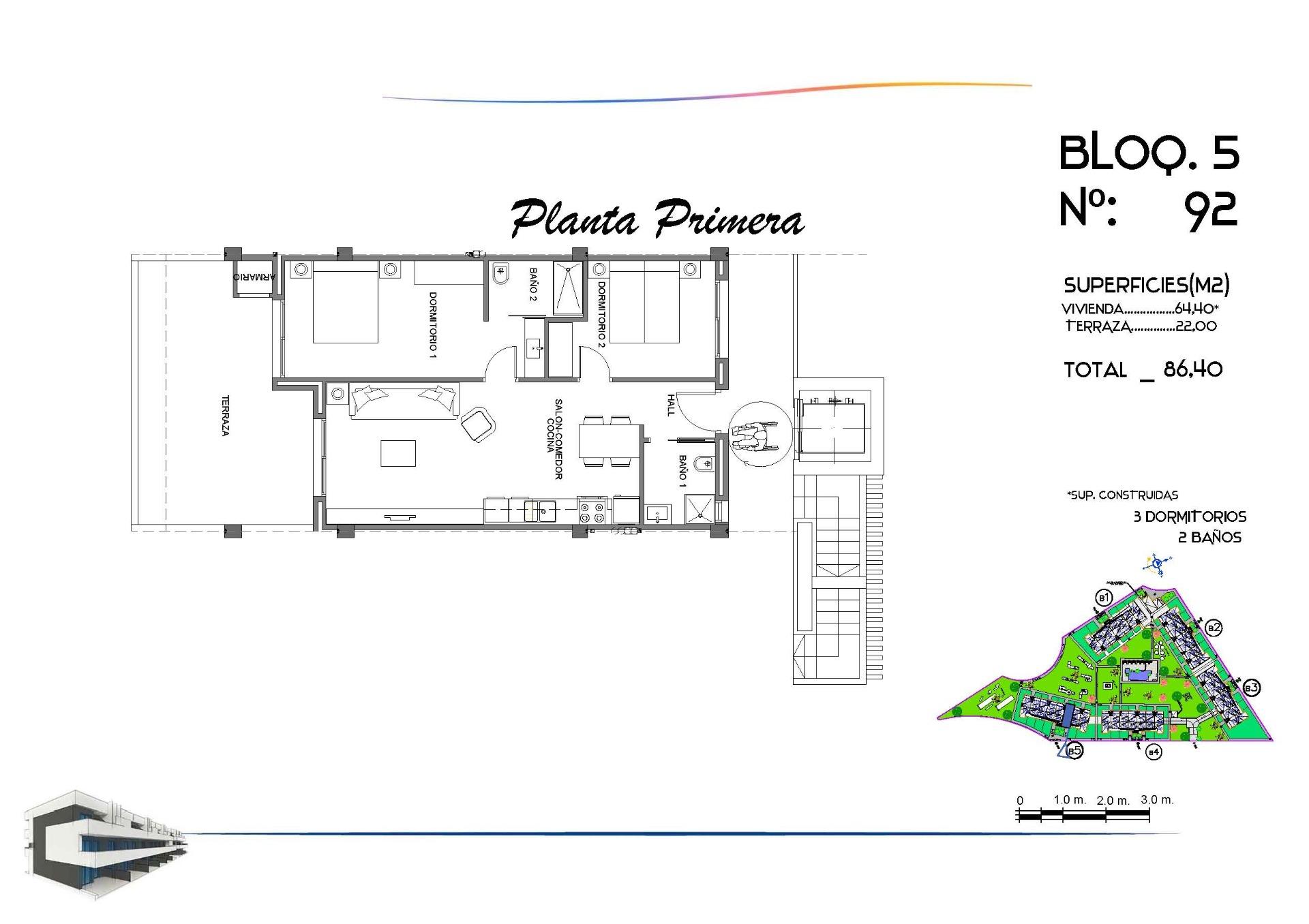 For sale - 2 Bedroom 2 Bathroom Apartment in Guardamar del Segura - El Raso  - Alicante