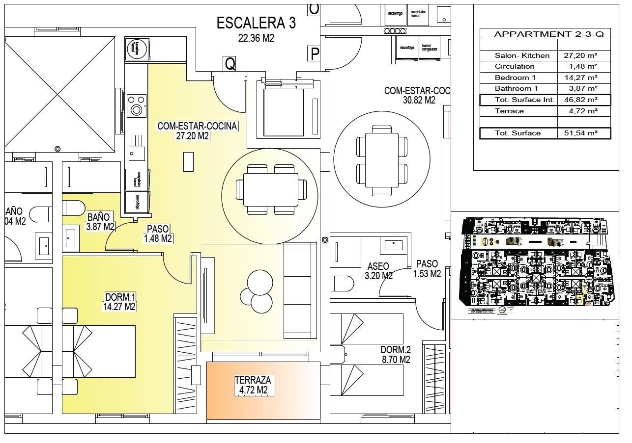 For sale - 1 Bedroom 1 Bathroom Penthouse in San Miguel de Salinas - Pueblo  - Alicante