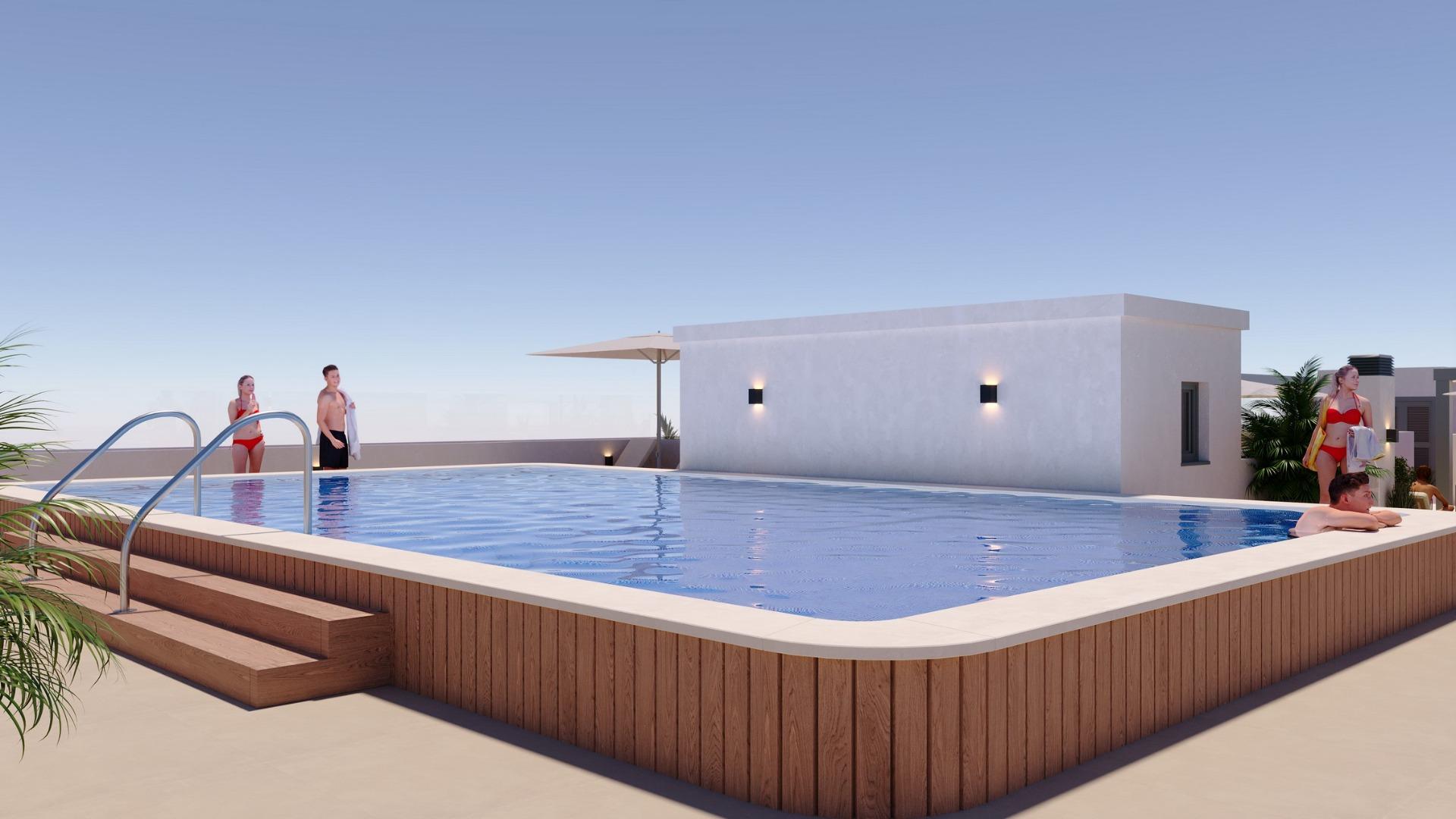 For sale - 2 Bedroom 2 Bathroom Penthouse in San Miguel de Salinas - Pueblo  - Alicante