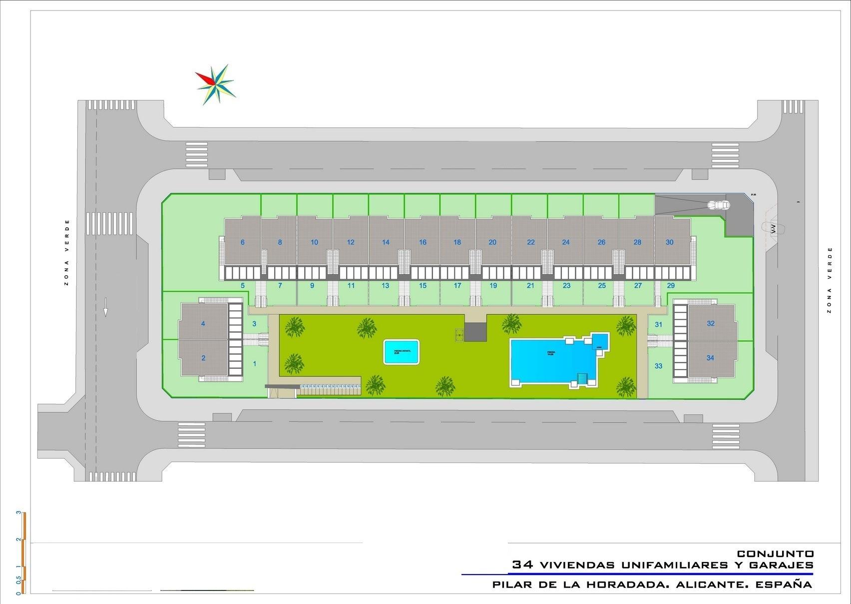 For sale - 2 Bedroom 2 Bathroom Bungalow in Pilar de La Horadada - pueblo  - Alicante