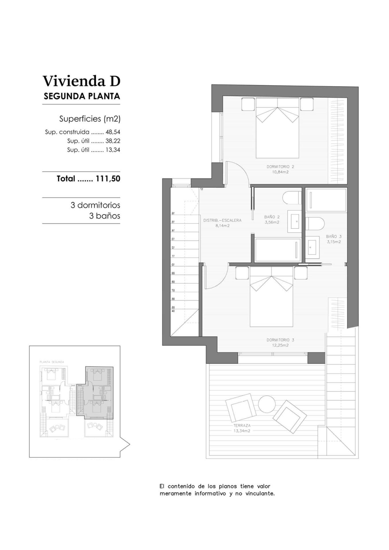 For sale - 3 Bedroom 3 Bathroom Penthouse in Benejúzar - pueblo  - Alicante