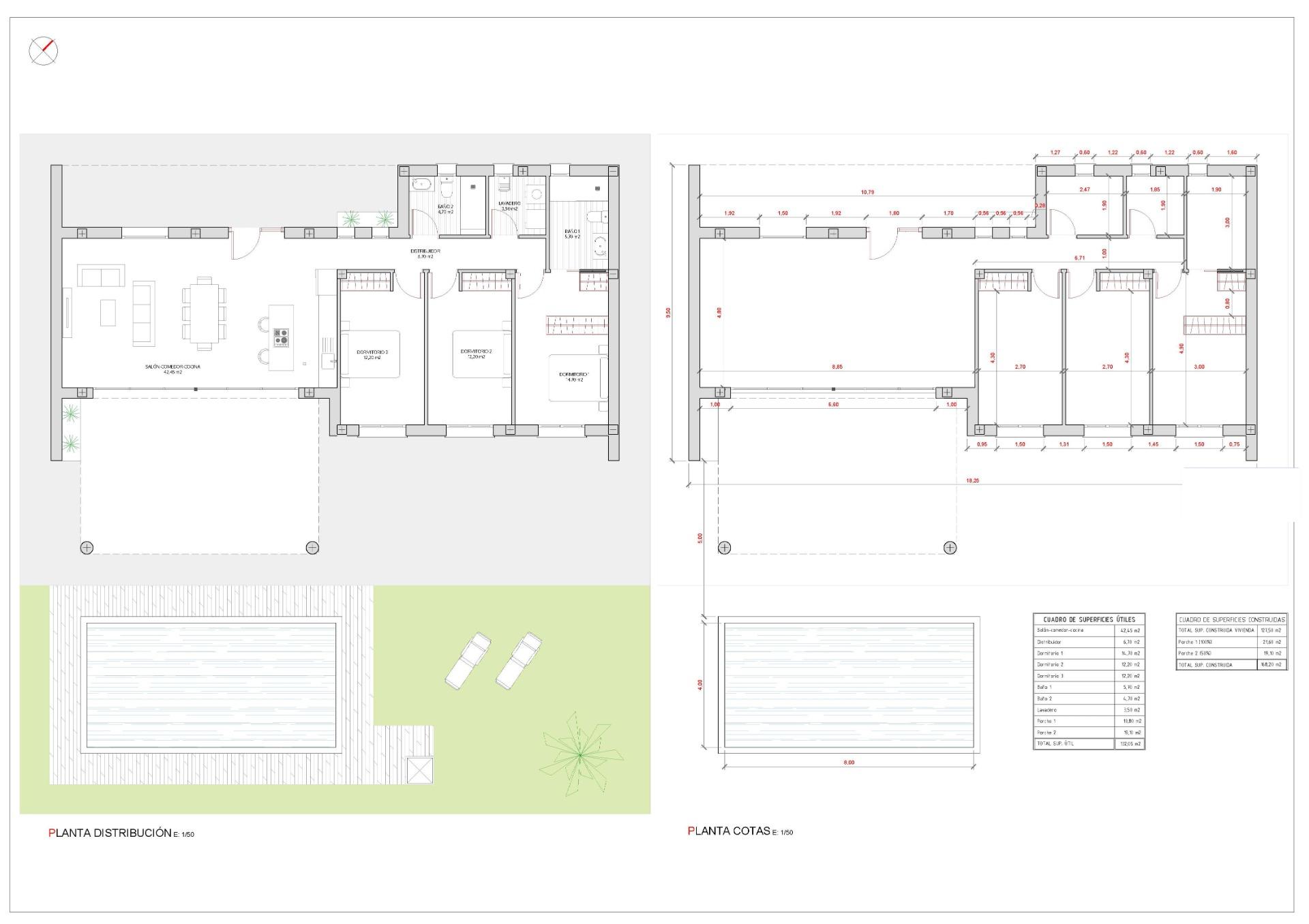 For sale - 3 Bedroom 2 Bathroom Villa in Pinoso - Campo  - Alicante