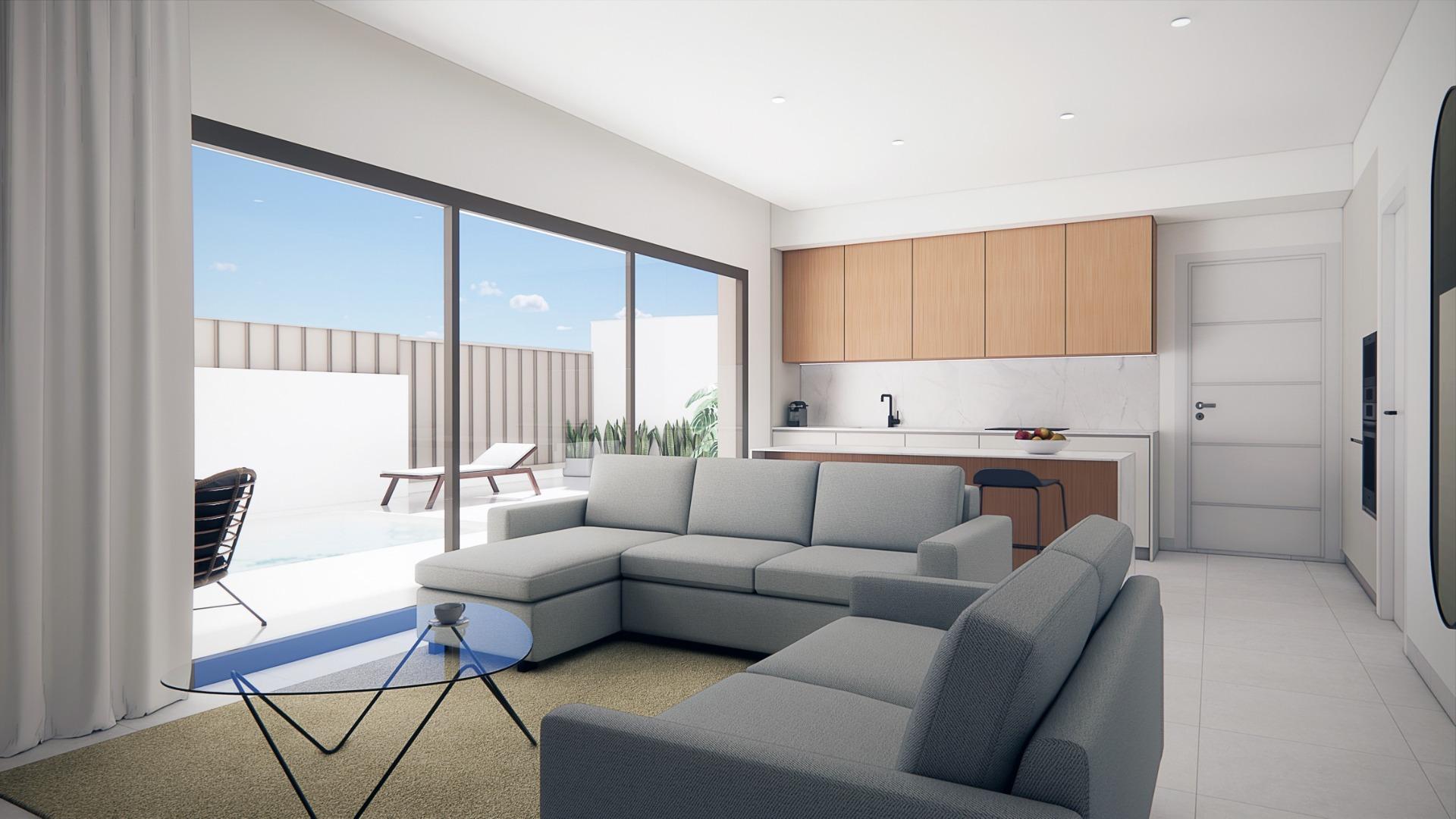 For sale - 3 Bedroom 2 Bathroom Bungalow in Pilar de La Horadada - pueblo  - Alicante