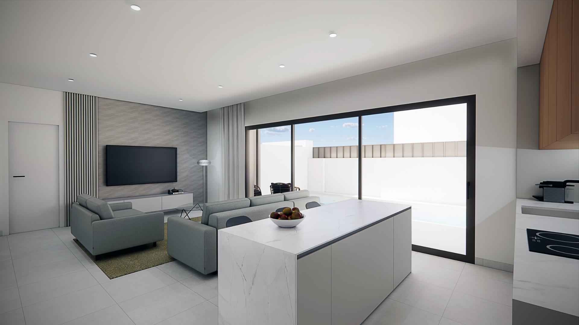 For sale - 3 Bedroom 2 Bathroom Bungalow in Pilar de La Horadada - pueblo  - Alicante