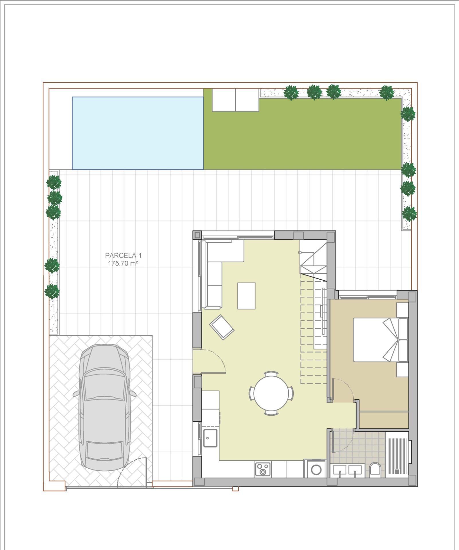 For sale - 3 Bedroom 2 Bathroom Villa in Orihuela - Vistabella Golf  - Alicante