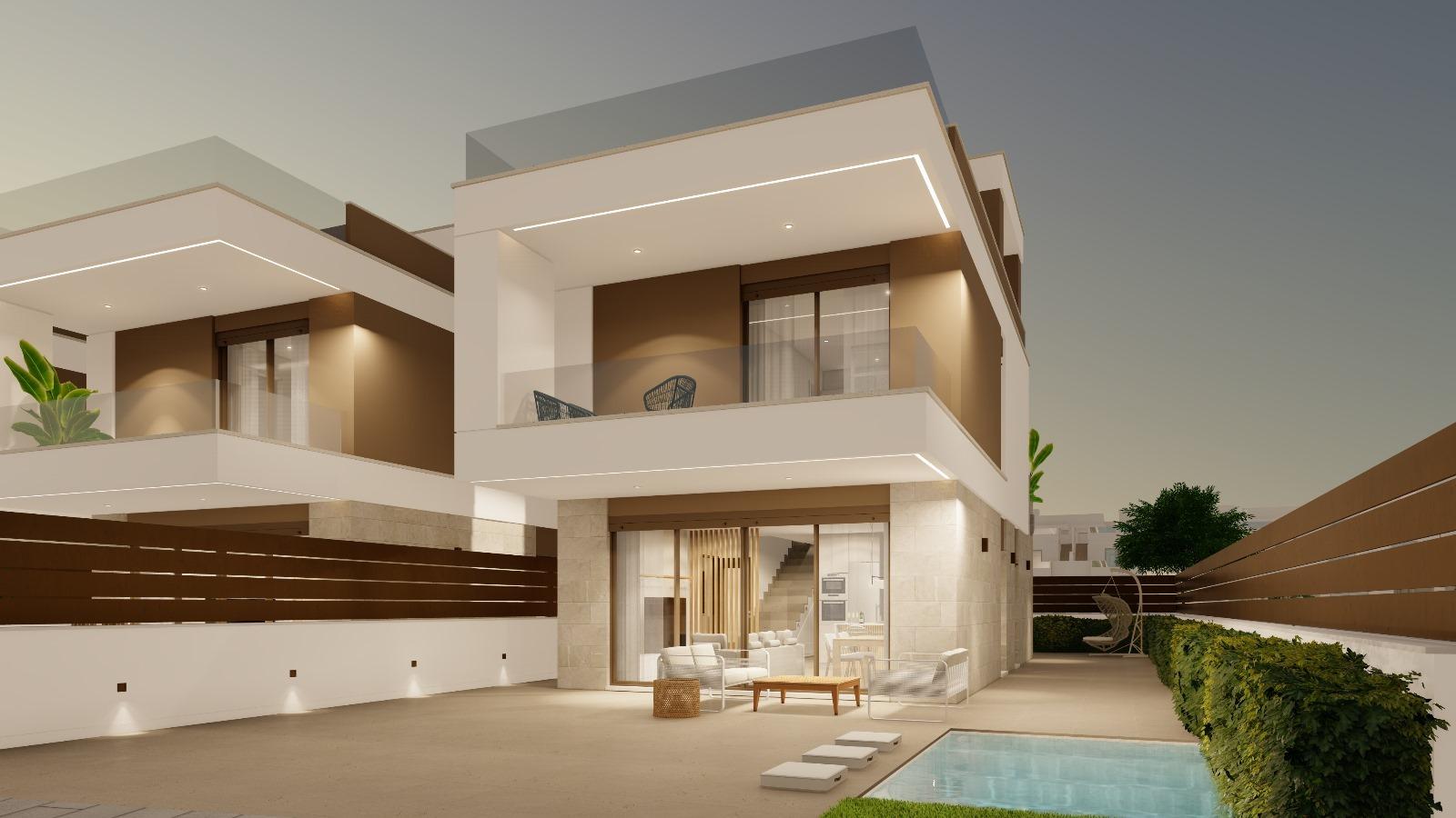For sale - 3 Bedroom 3 Bathroom Villa in Pilar de La Horadada - pueblo  - Alicante
