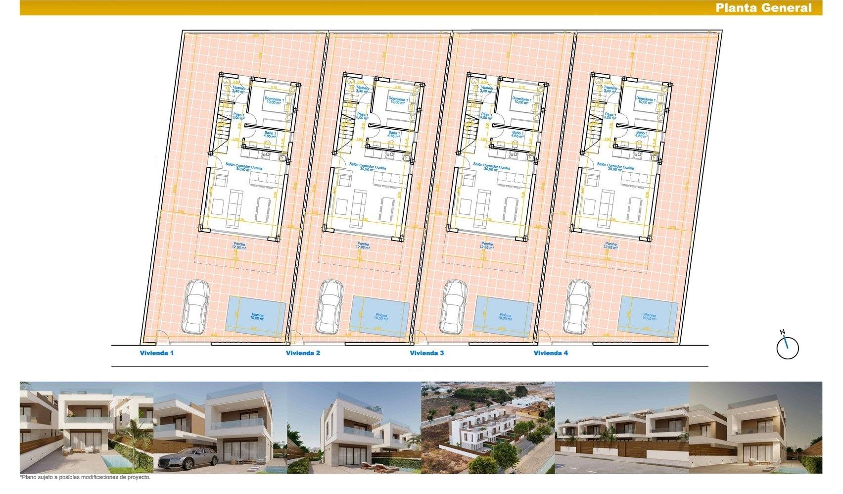 For sale - 3 Bedroom 3 Bathroom Villa in Pilar de La Horadada - pueblo  - Alicante