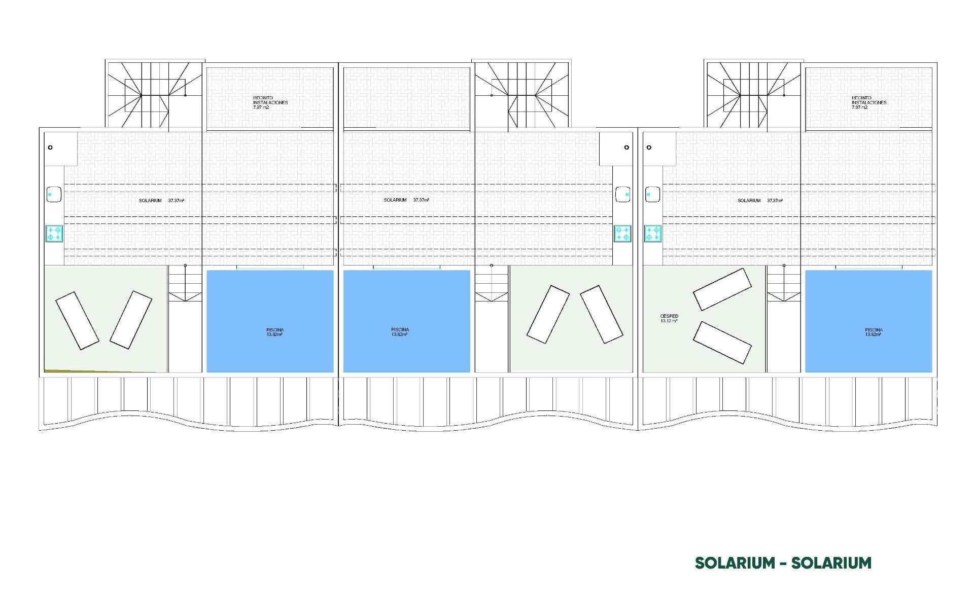 For sale - 3 Bedroom 2 Bathroom Bungalow in Pilar de La Horadada - parques de Andromeda  - Alicante