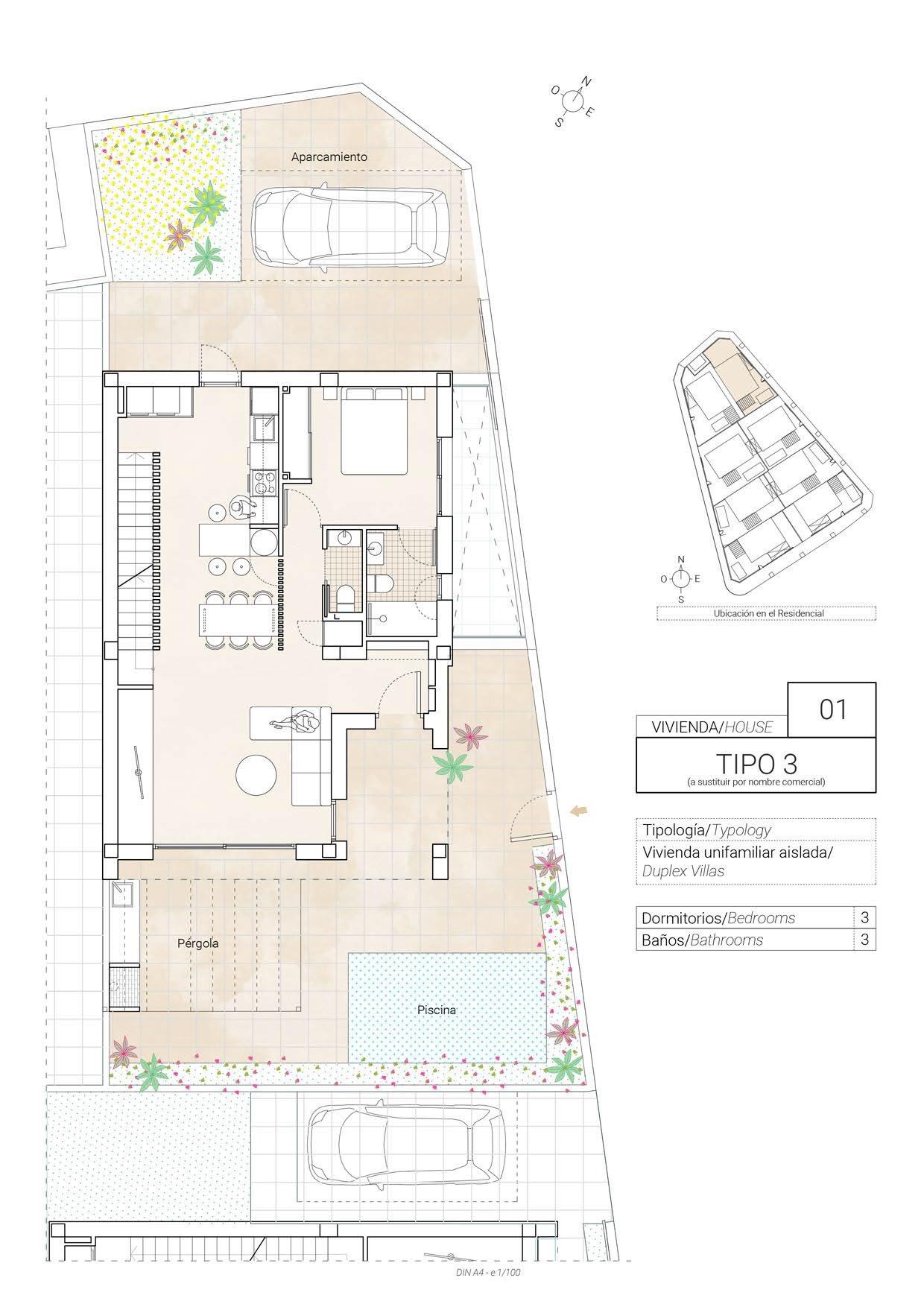 For sale - 3 Bedroom 3 Bathroom Villa in Hondón de las Nieves - Centro  - Alicante