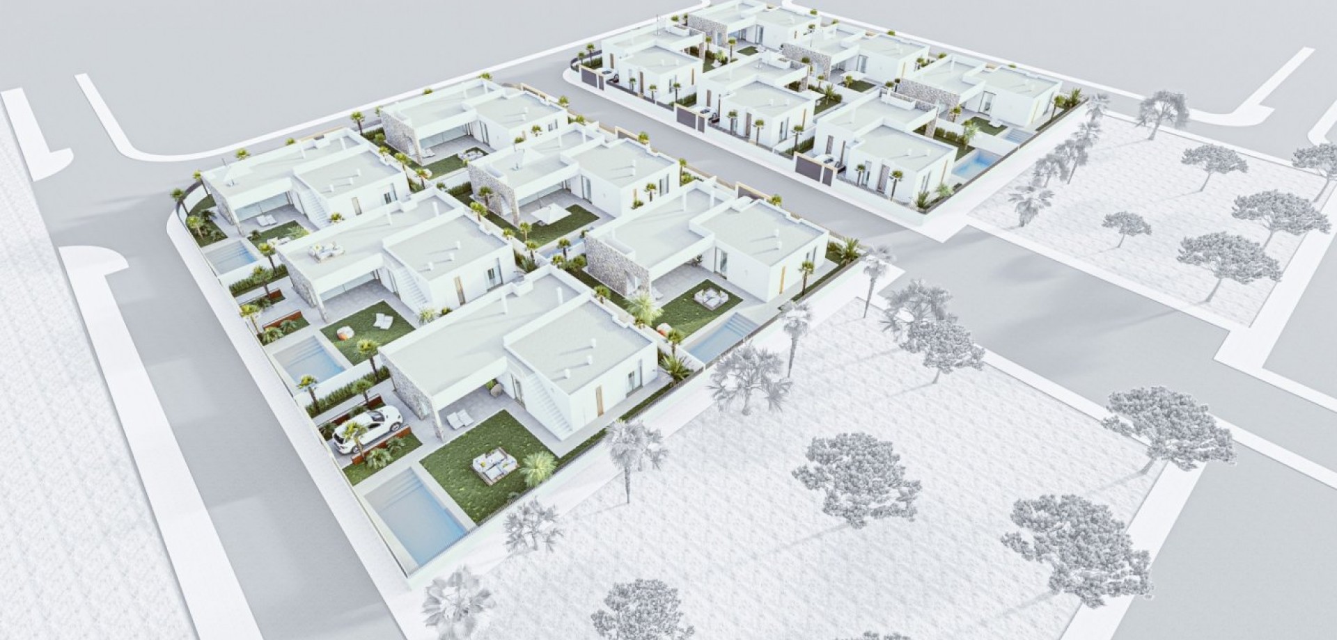 For sale - 3 Bedroom 2 Bathroom Detached Villa in Cartagena - Mar De Cristal  - Murcia