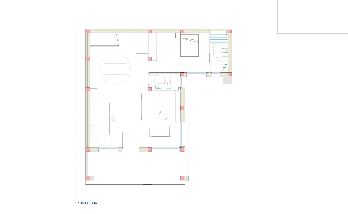 For sale - 3 Bedroom 2 Bathroom Semi Detached Villa in Dolores - dolores  - Alicante