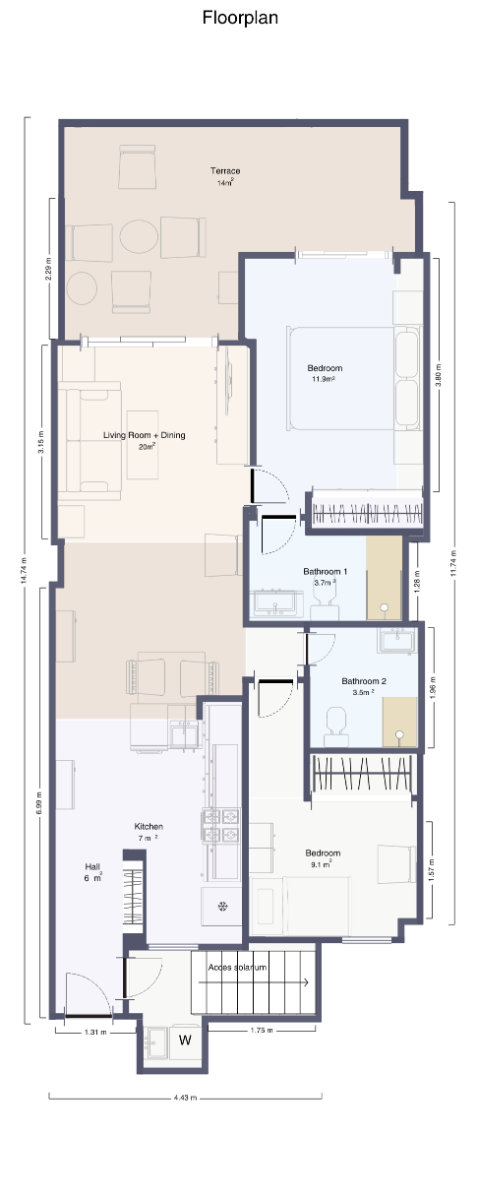 For sale - 2 Bedroom 2 Bathroom Apartment in Orihuela Costa - Costa Blanca  - Alicante