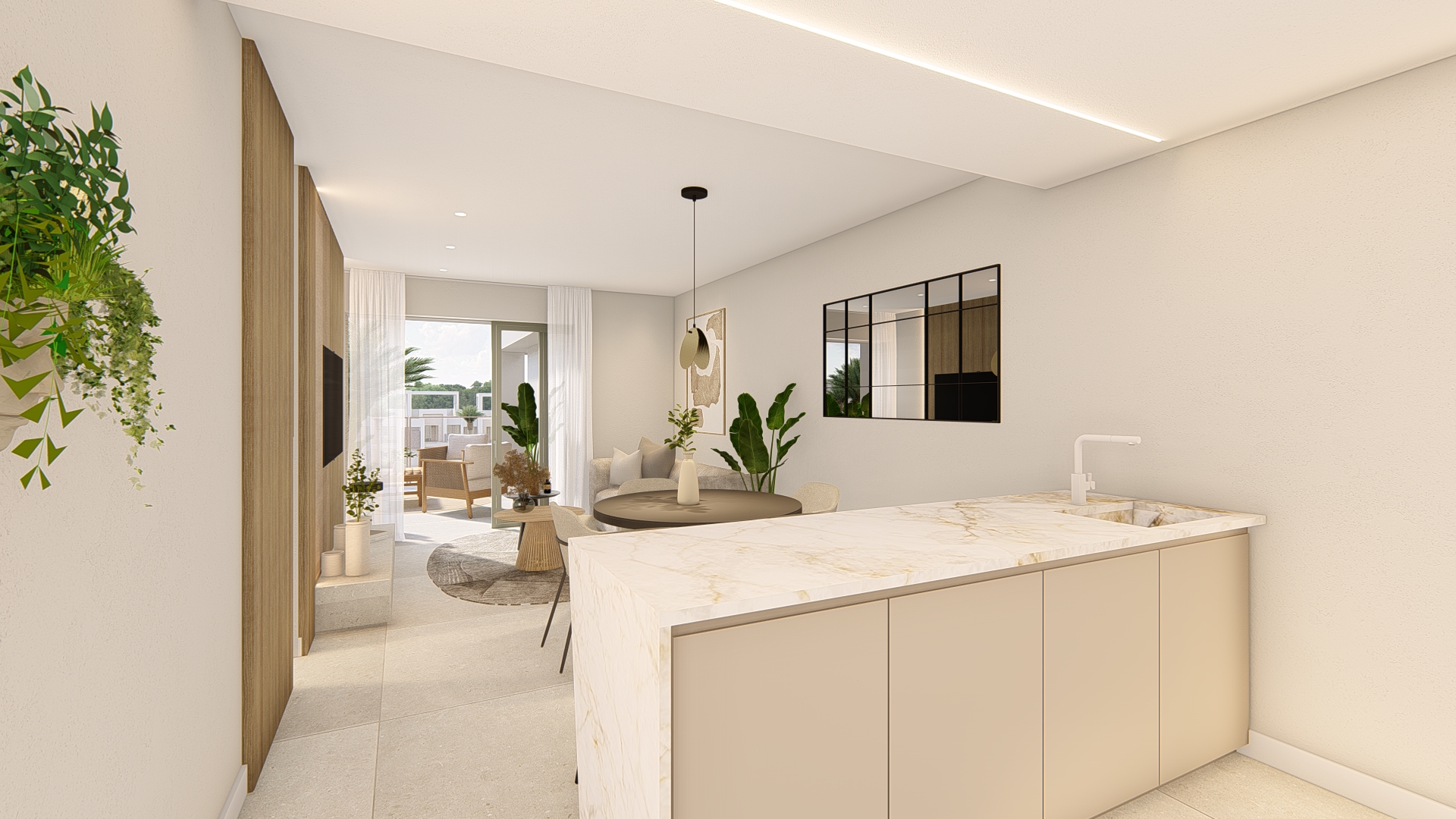 For sale - 3 Bedroom 2 Bathroom Bungalow in Ciudad Quesada - Lo Marabú  - Alicante