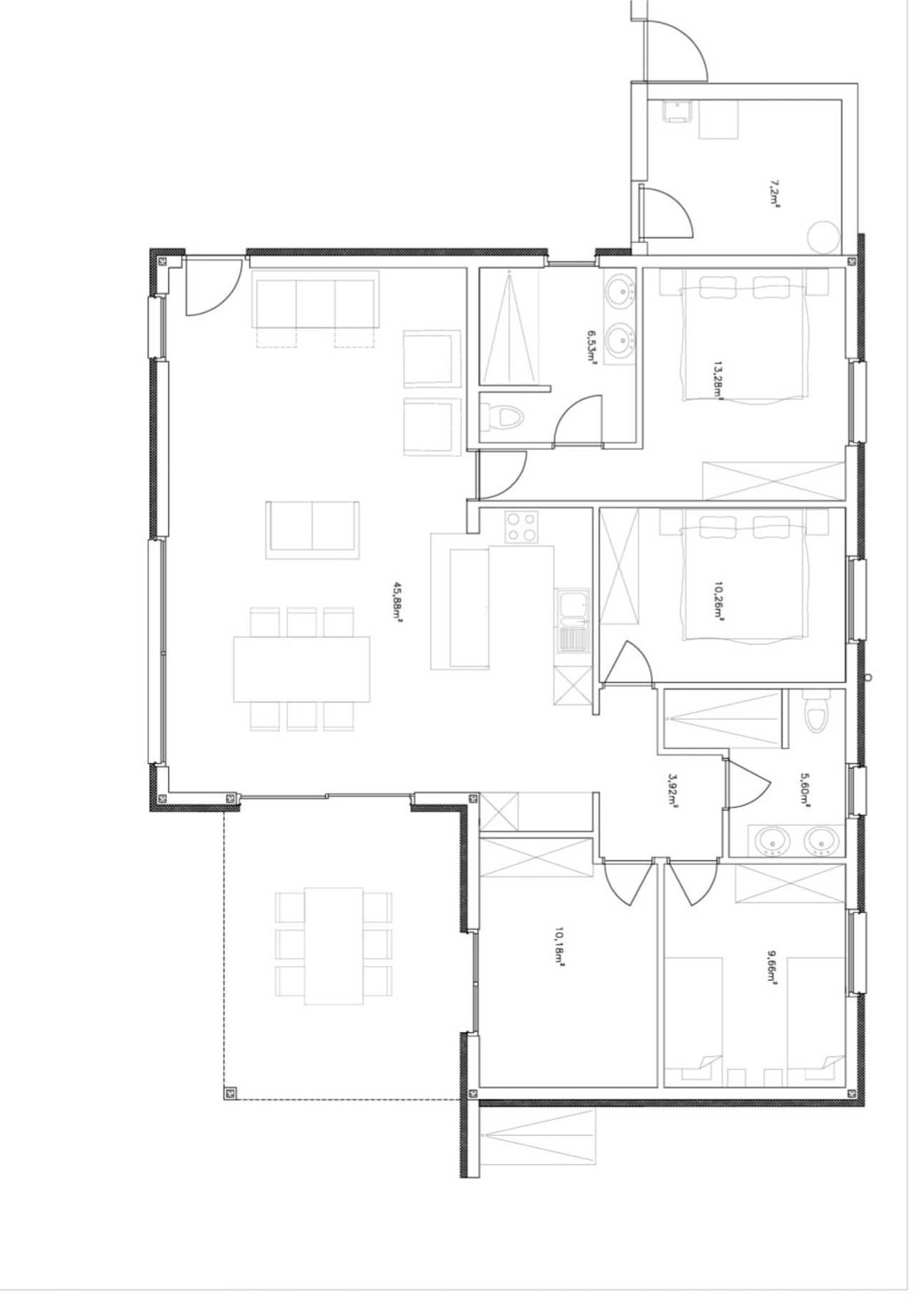 For sale - 4 Bedroom 2 Bathroom House - Detached Villa in Torrevieja - Torrevieja Centro  - Alicante