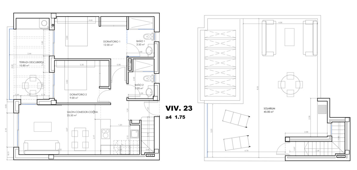 For sale - 2 Bedroom 2 Bathroom Apartment - Penthouse in Orihuela - Villamartin  - Alicante