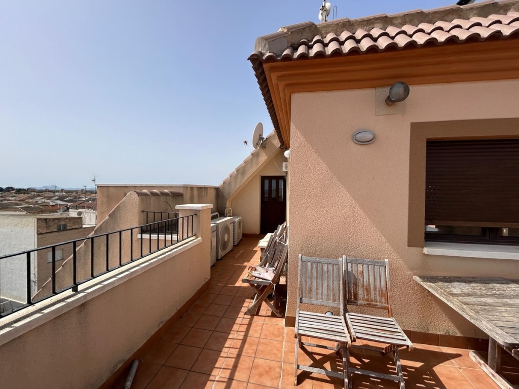 3 Bedroom 2 Bathroom Apartment - Top Floor Apartment in San Pedro del Pinatar