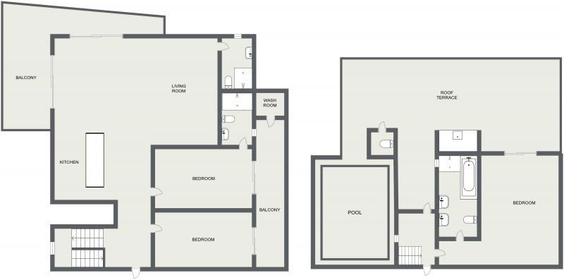 For sale - 3 Bedroom 4 Bathroom Apartment - Top Floor Apartment in San Javier - Santiago de la Ribera  - Murcia