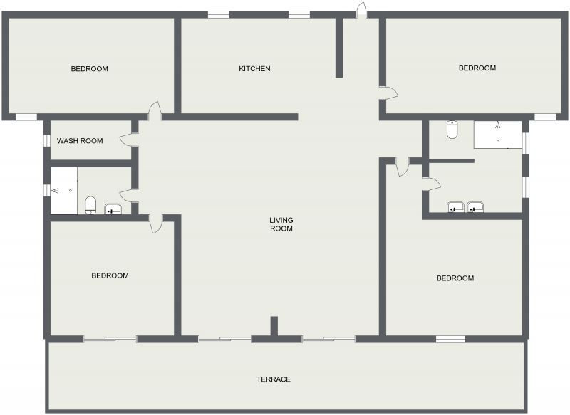 For sale - 4 Bedroom 2 Bathroom Apartment - Middle Floor Apartment in Orihuela - Los Dolses  - Alicante