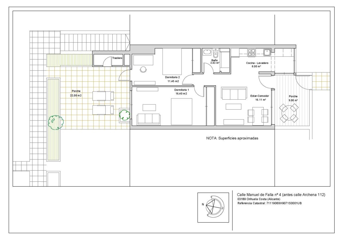 For sale - 2 Bedroom 1 Bathroom Apartment - Ground Floor Apartment in Orihuela - Villamartin  - Alicante