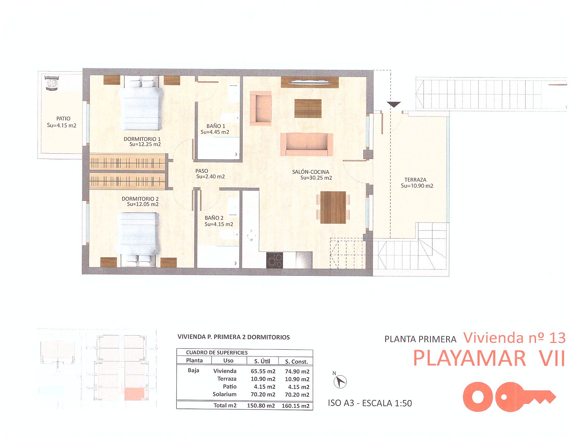 For sale - 2 Bedroom 2 Bathroom Penthouse in Pilar de La Horadada - Costa Blanca  - Alicante