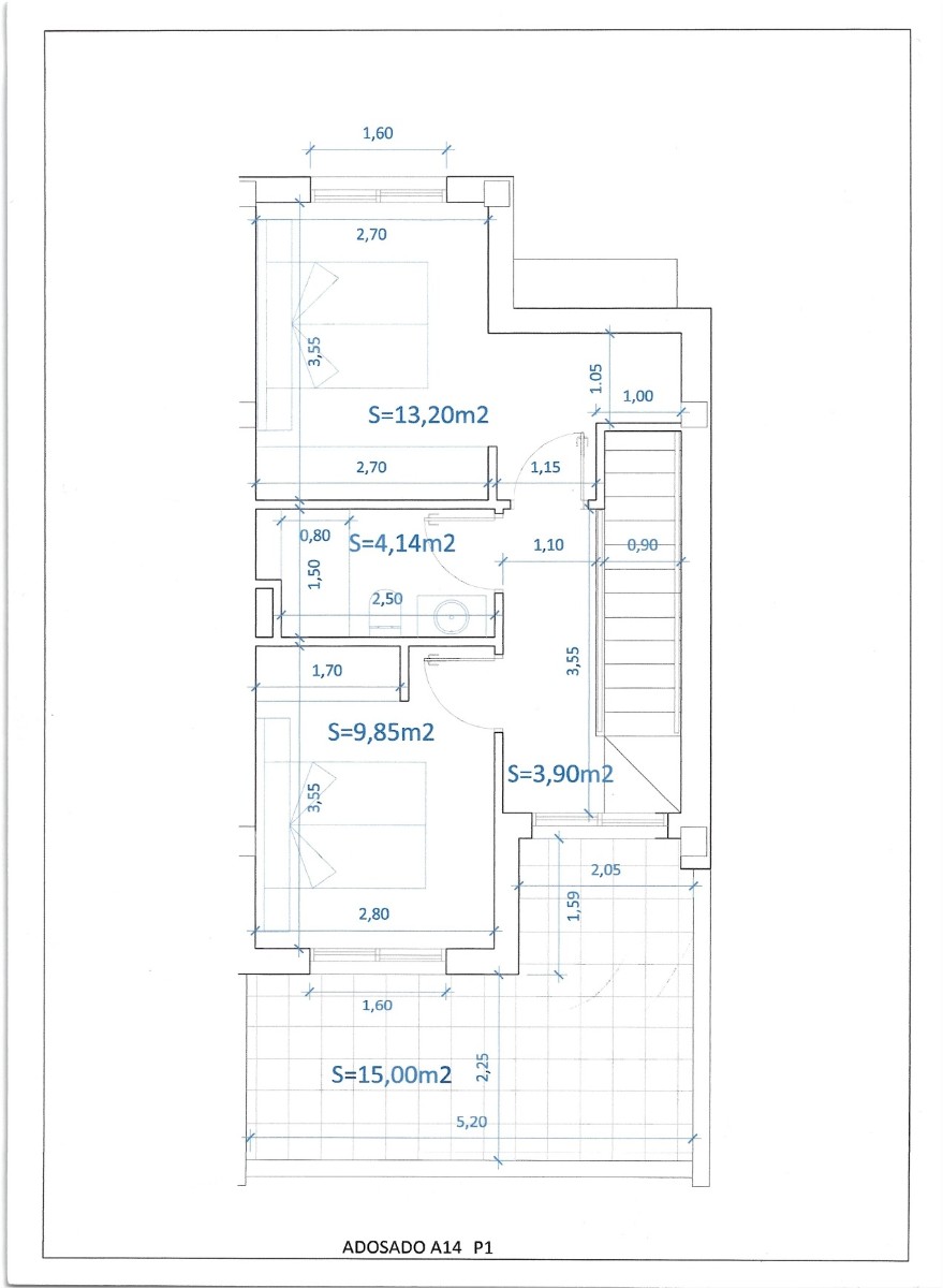 For sale - 3 Bedroom 2 Bathroom Town House in Ciudad Quesada - Costa Blanca  - Alicante