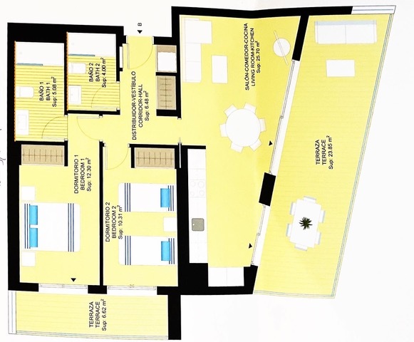 For sale - 2 Bedroom 2 Bathroom Apartment in Dehesa de Campoamor - Costa Blanca  - Alicante