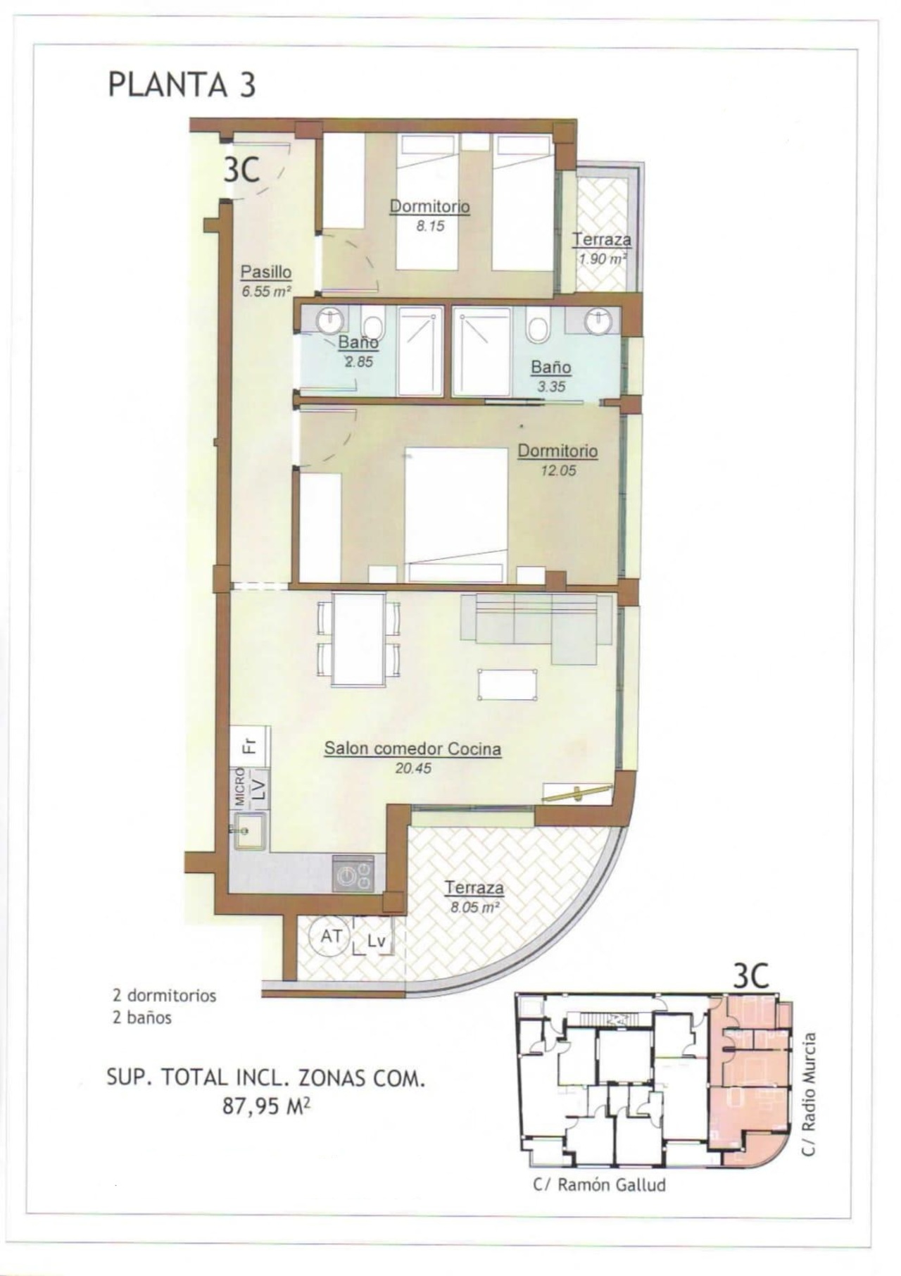 For sale - 2 Bedroom 2 Bathroom Apartment in Torrevieja - Costa Blanca  - Alicante