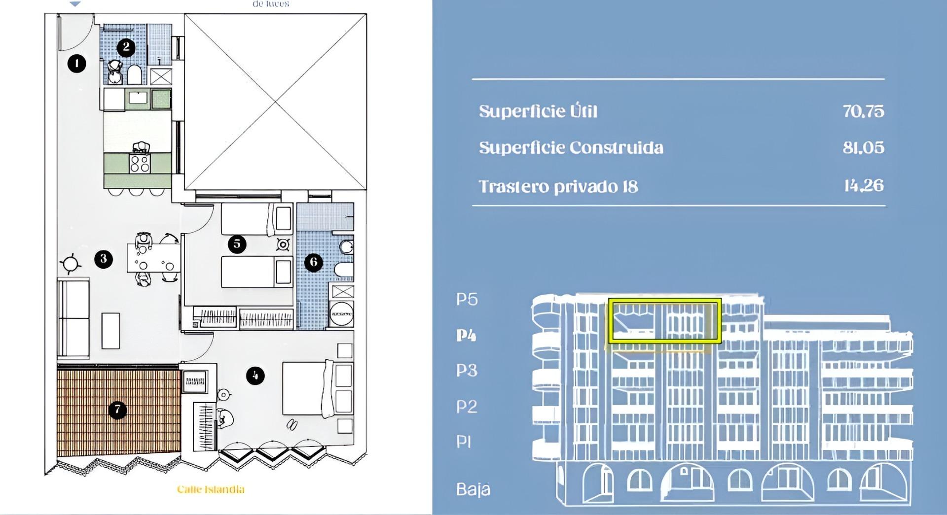 For sale - 2 Bedroom 2 Bathroom Apartment in Torrevieja - Playa Del Cura  - Alicante