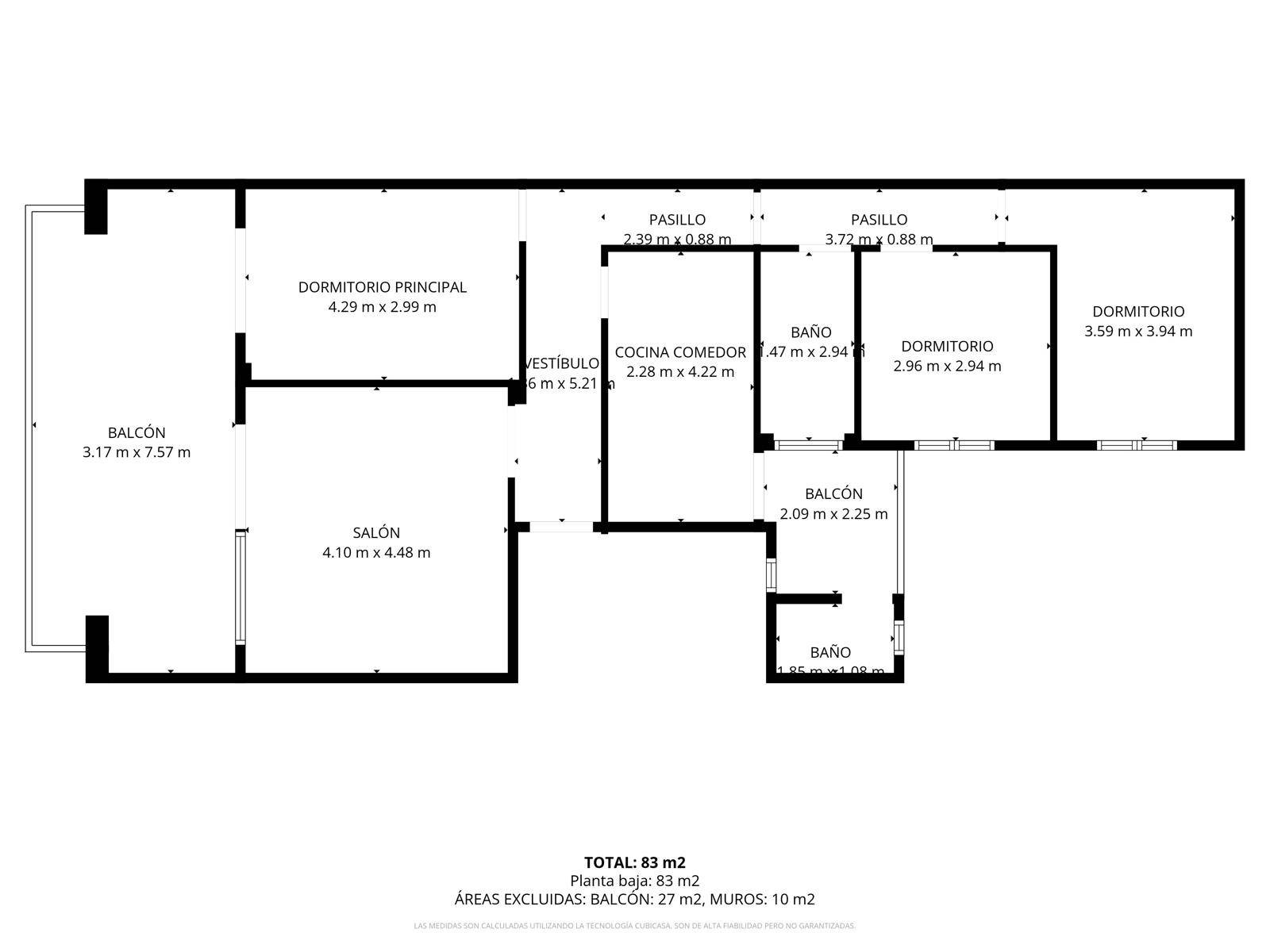For sale - 3 Bedroom 2 Bathroom Penthouse in Torrevieja - Playa De Los Naufragos  - Alicante