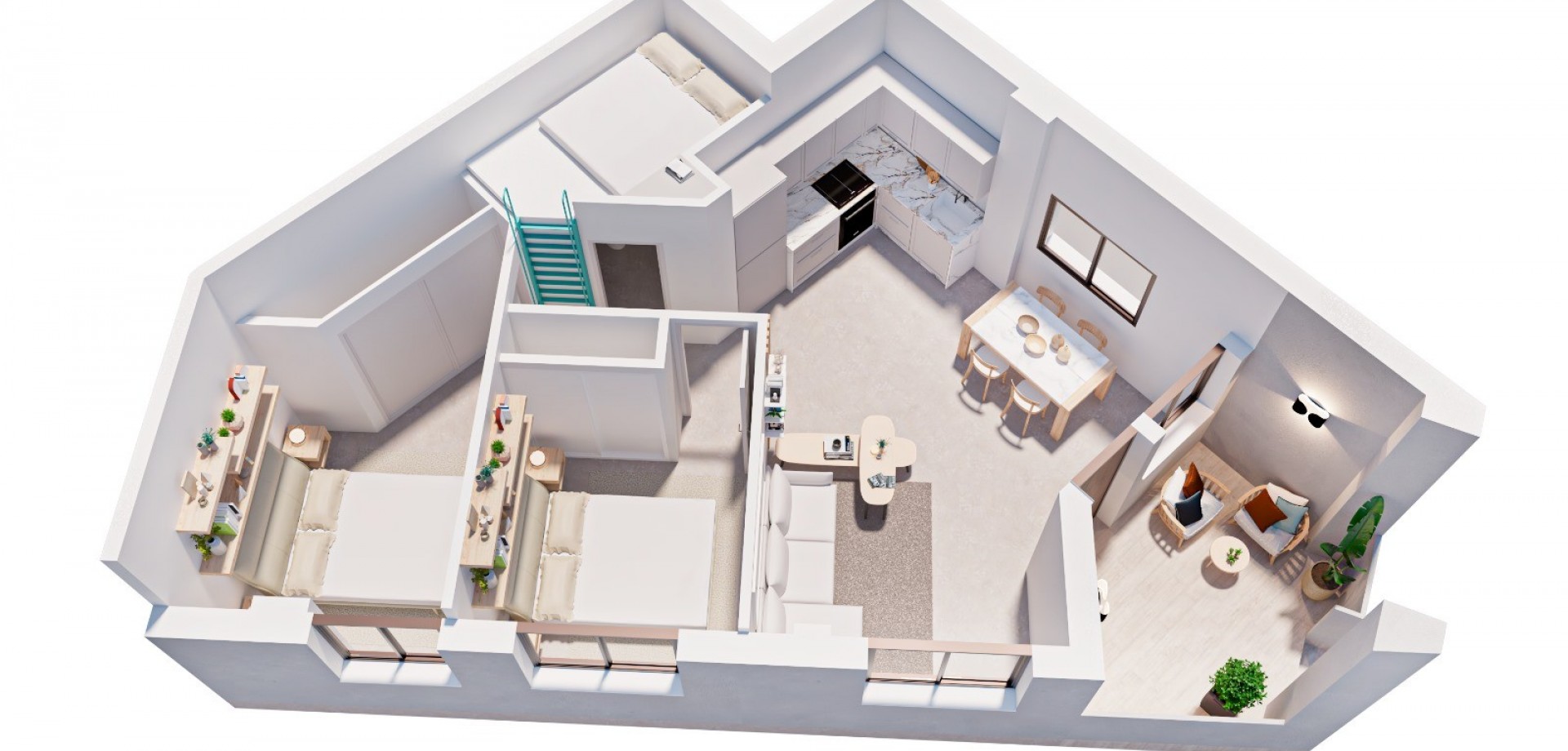 For sale - 2 Bedroom 1 Bathroom Apartment in Pilar de la Horadada - Pilar de la Horadada  - Costa Blanca (Alicante)