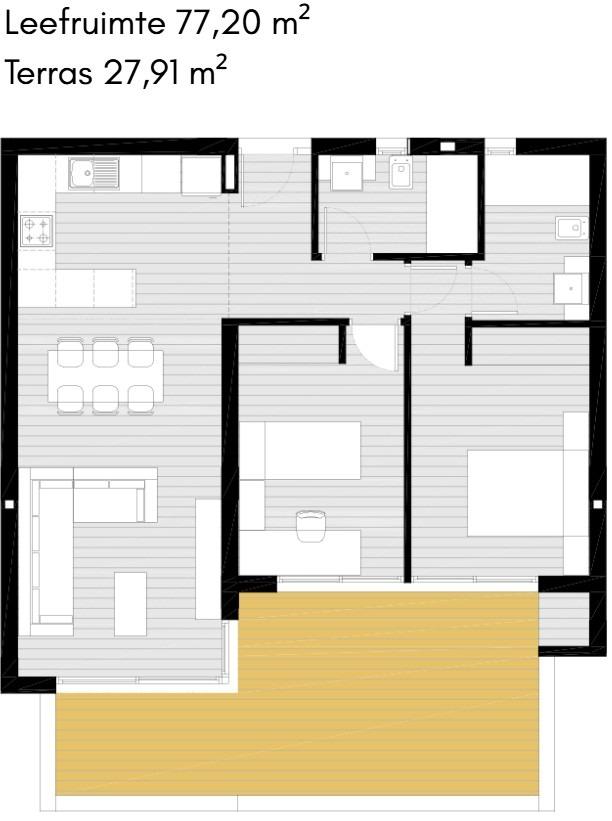 For sale - 2 Bedroom 2 Bathroom Apartment in Orihuela Costa - Pau 8  - Alicante