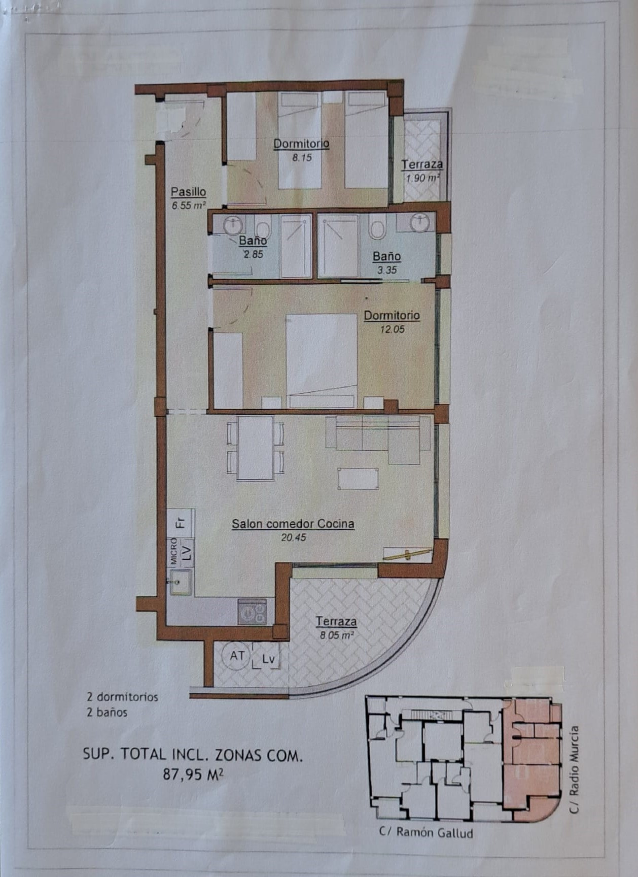 For sale - 2 Bedroom 2 Bathroom Apartment in Torrevieja - Costa Blanca  - Alicante