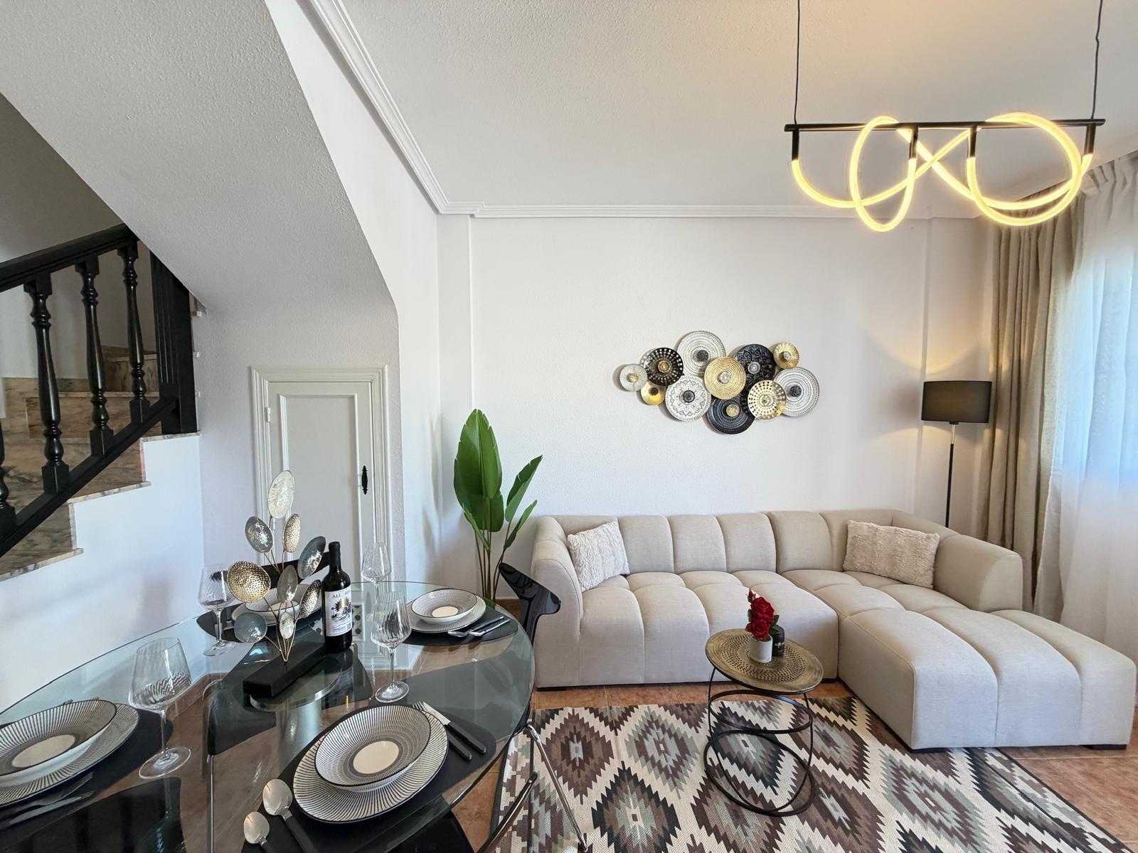 For sale - 3 Bedroom 2 Bathroom Town House in Punta Prima - Rocio Del Mar  - Alicante