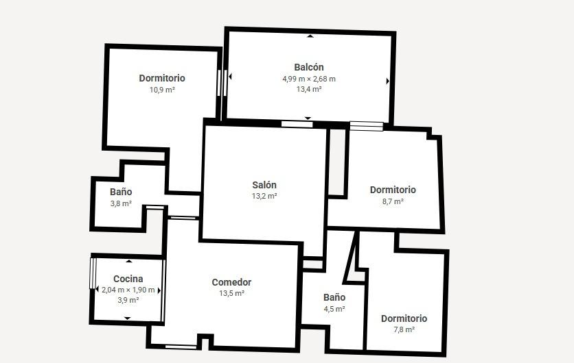 For sale - 3 Bedroom 2 Bathroom Apartment in Torrevieja - Aldea Del Mar  - Alicante