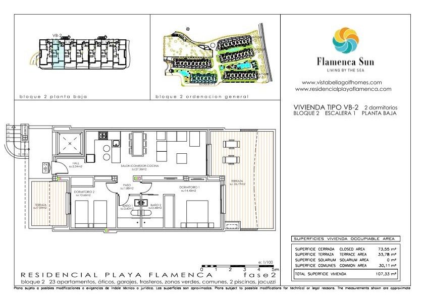 For sale - 2 Bedroom 2 Bathroom Flat in Playa Flamenca - Playa Flamenca  - Alicante