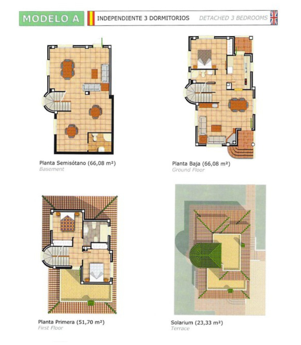 For sale - 3 Bedroom 3 Bathroom House - Detached Villa in Rojales - Ciudad Quesada  - Alicante