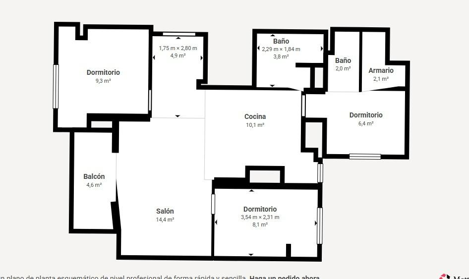 For sale - 3 Bedroom 2 Bathroom Apartment in Torrevieja - Playa De Los Locos  - Alicante