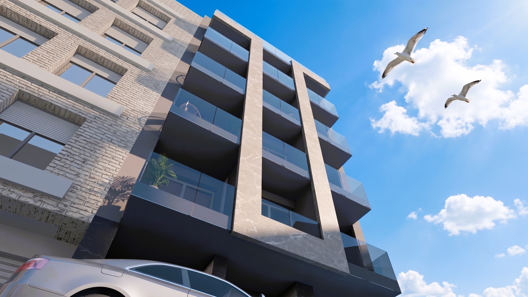 For sale - 2 Bedroom 2 Bathroom Penthouse in Torrevieja - Playa De Los Locos  - Alicante