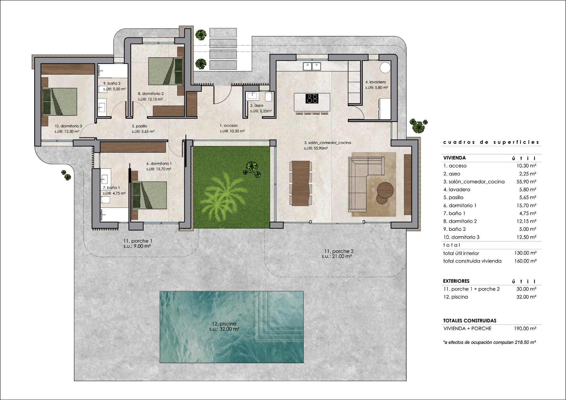 For sale - 3 Bedroom 2 Bathroom Villa in Pinoso - Lel  - Alicante