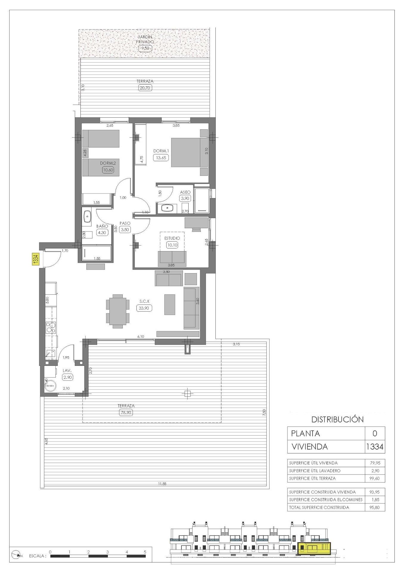 For sale - 2 Bedroom 2 Bathroom Bungalow in Algorfa - La Finca Golf  - Alicante