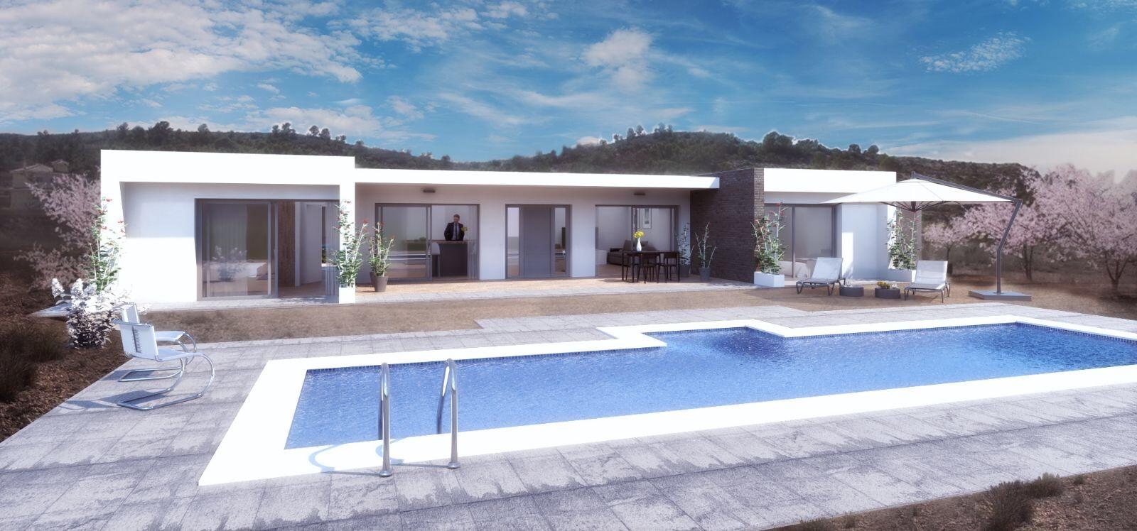 For sale - 3 Bedroom 2 Bathroom Villa in Pinoso - Camino Del Prado  - Alicante