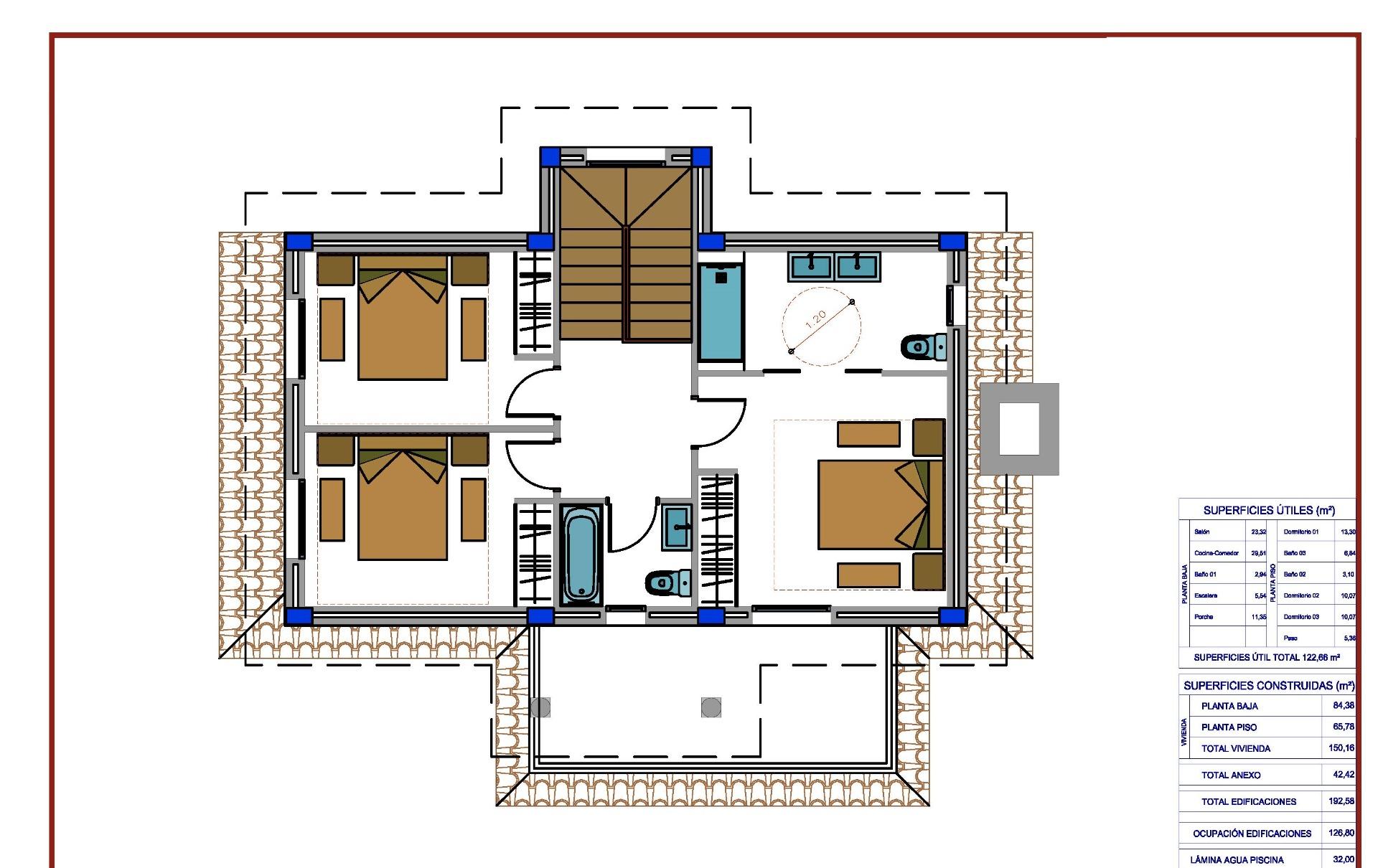 For sale - 4 Bedroom 3 Bathroom Villa in Pinoso - Camino Del Prado  - Alicante