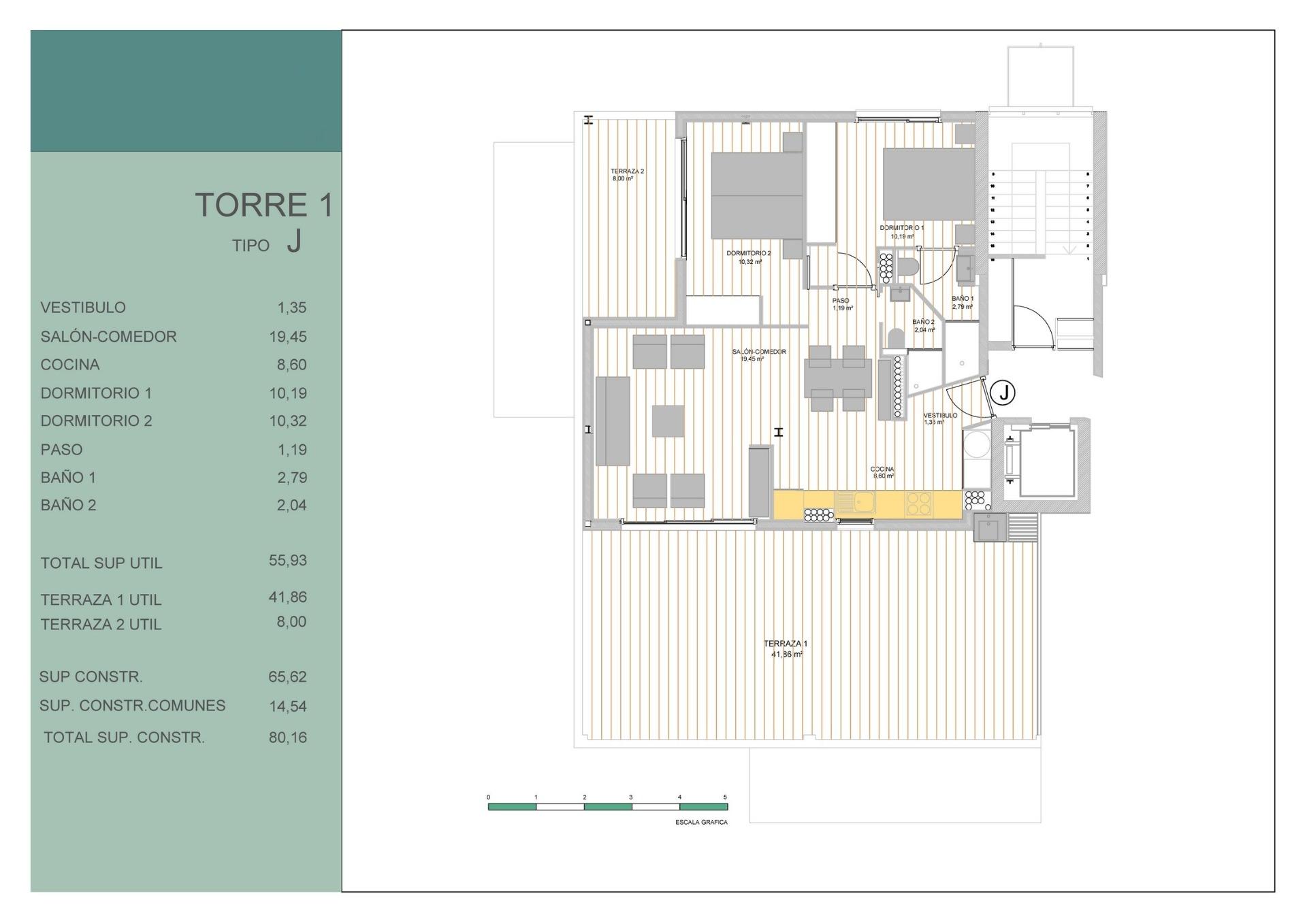 For sale - 2 Bedroom 2 Bathroom Penthouse in Guardamar del Segura - Avda del Puerto  - Alicante