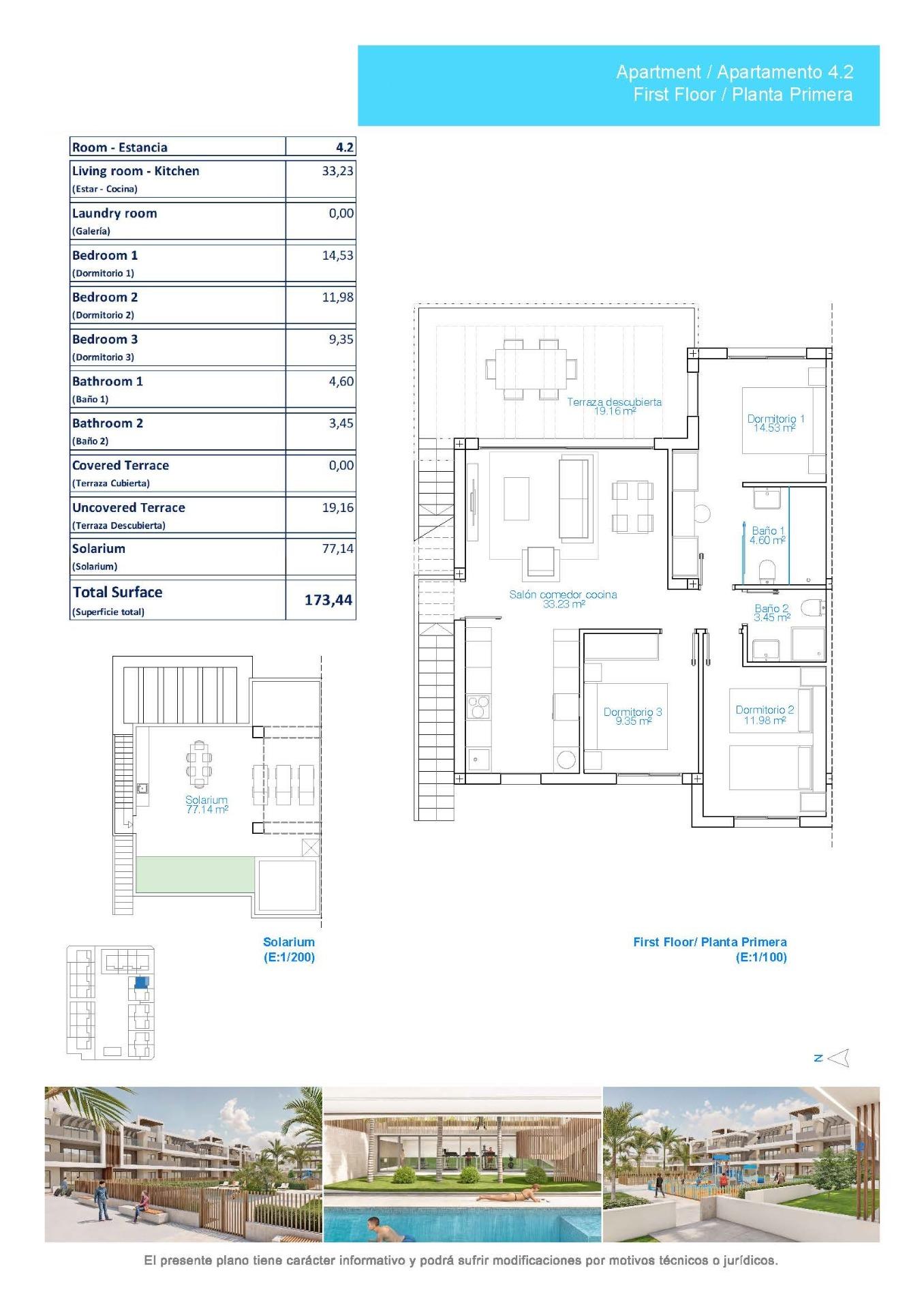 For sale - 3 Bedroom 2 Bathroom Bungalow in Pilar de La Horadada - Playa de las Higuericas  - Alicante