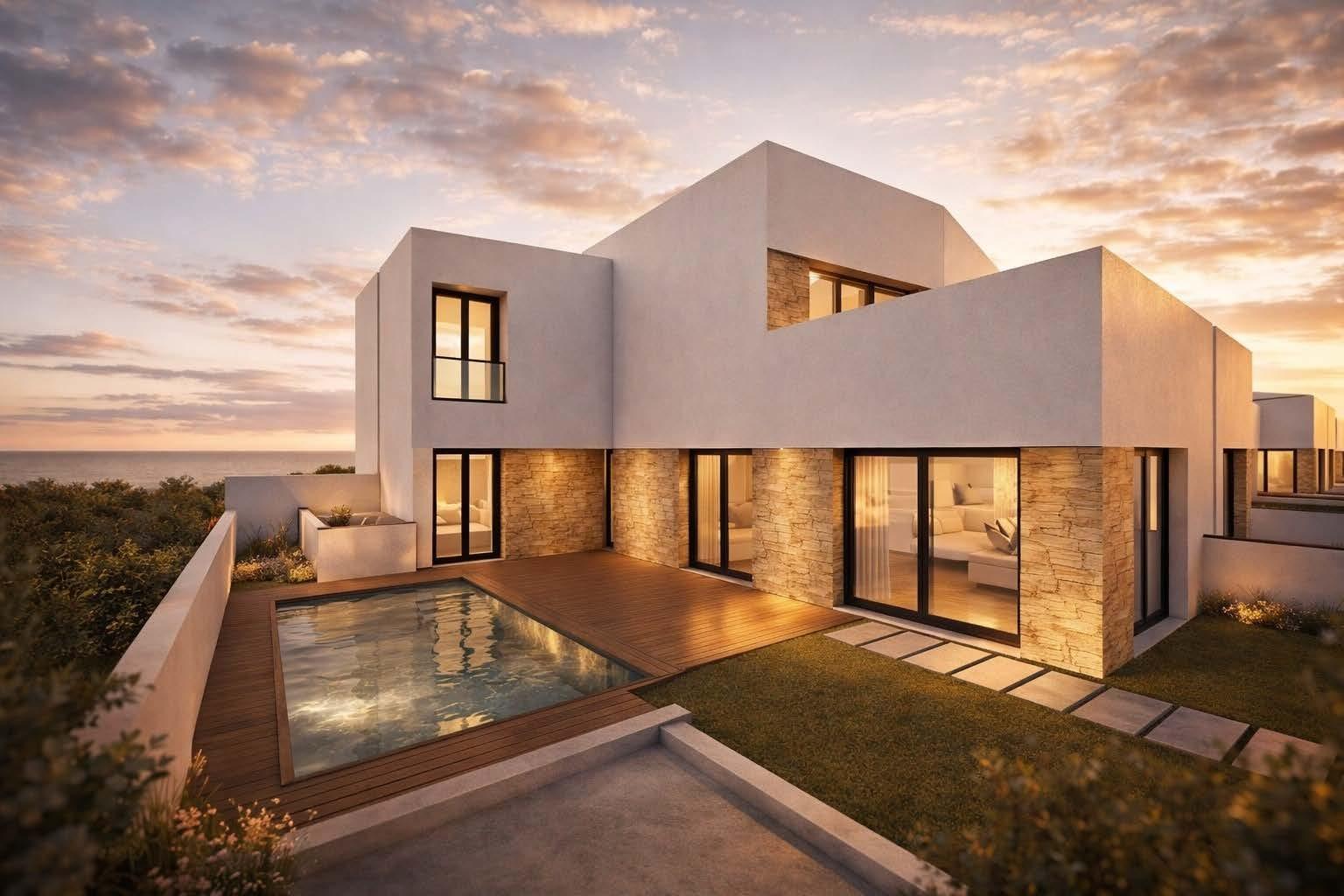 For sale - 3 Bedroom 2 Bathroom Quad House in Bigastro - Loma Alta  - Alicante