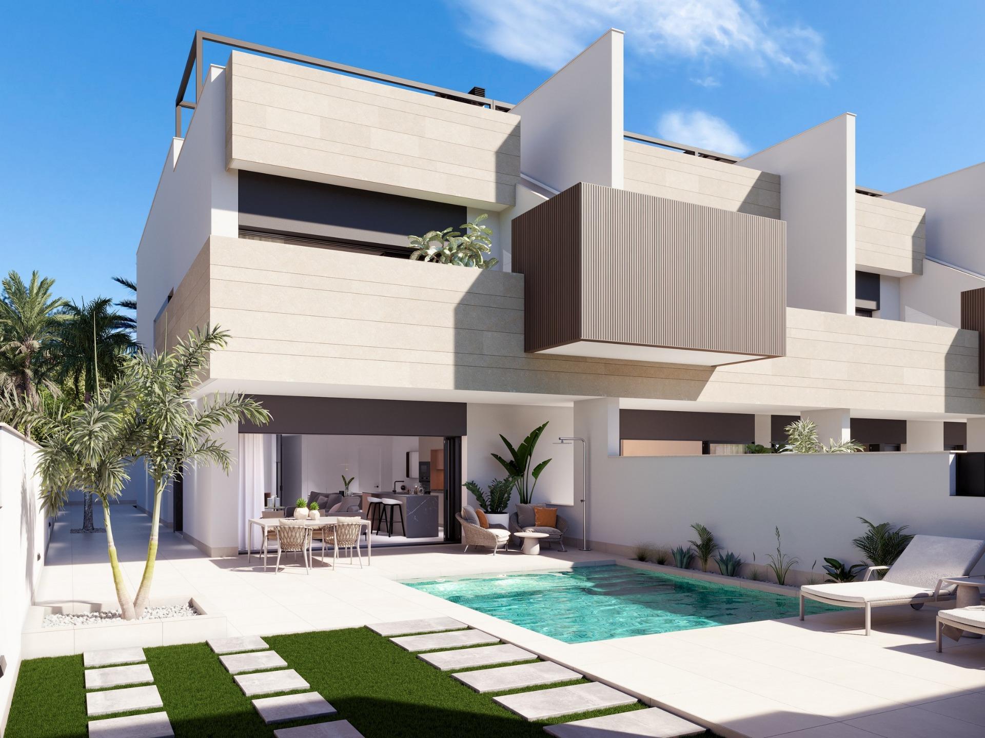 For sale - 3 Bedroom 2 Bathroom Bungalow in Pilar de La Horadada - parques de Andromeda  - Alicante