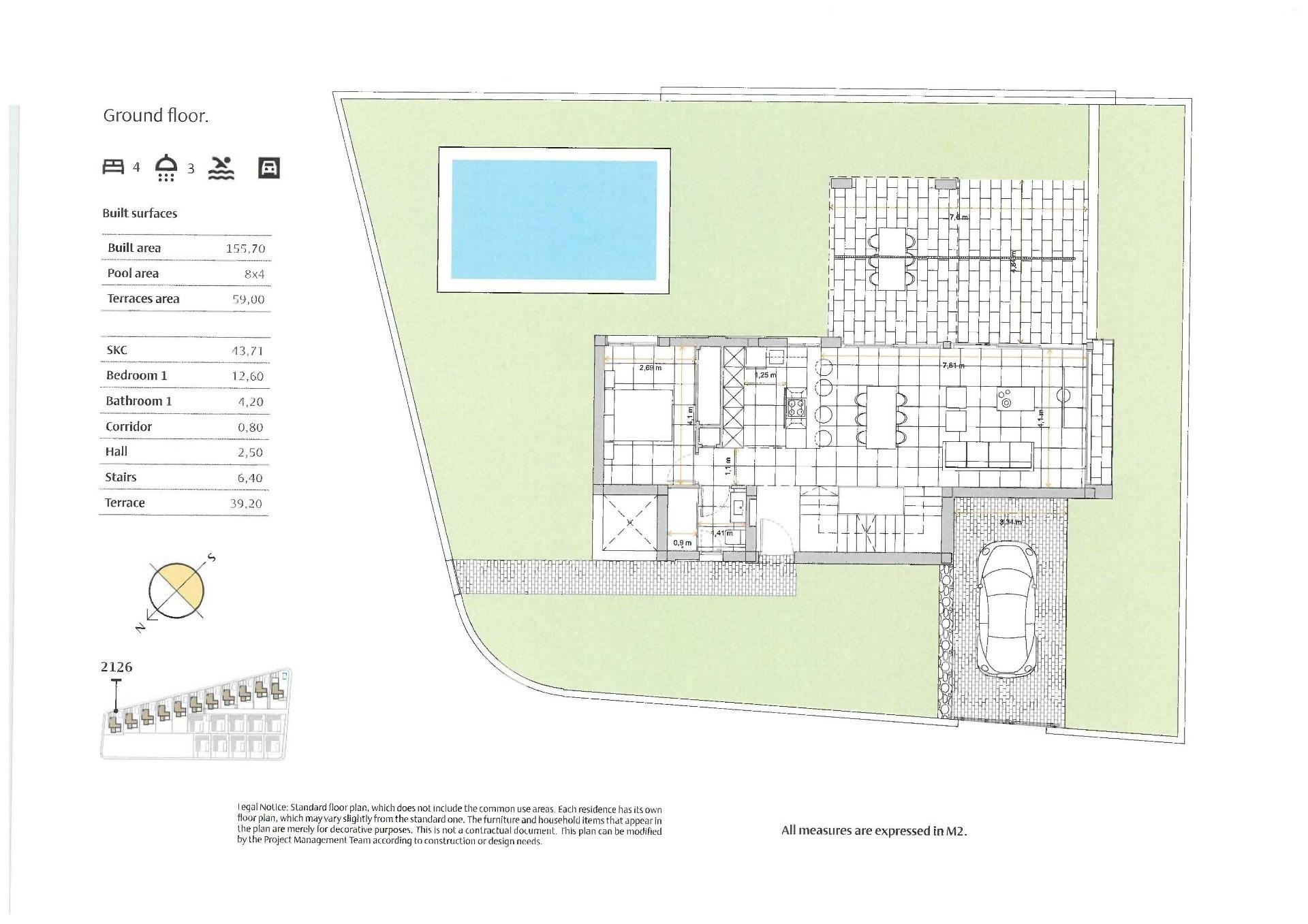 For sale - 4 Bedroom 3 Bathroom Villa in Algorfa - La Finca Golf  - Alicante
